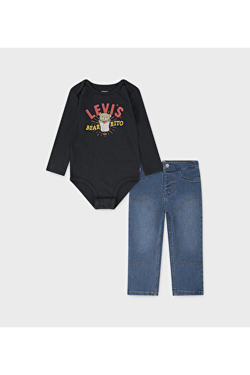 Levi's LVB BEARRITO DENIM SET TOD BOY 2-4T