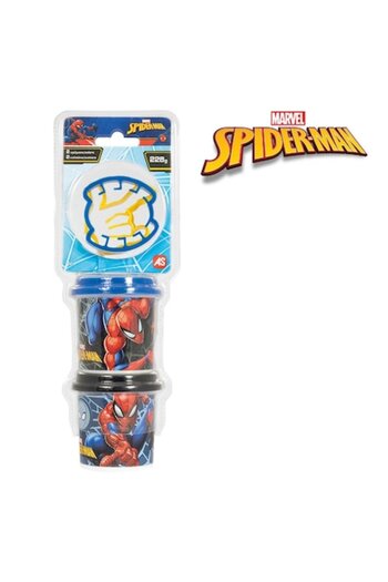 SHOPIENS AS Plasticine Set, Marvel Spiderman, 2 Containers with Shaped Lids, Capacity 228g, Multicolor
