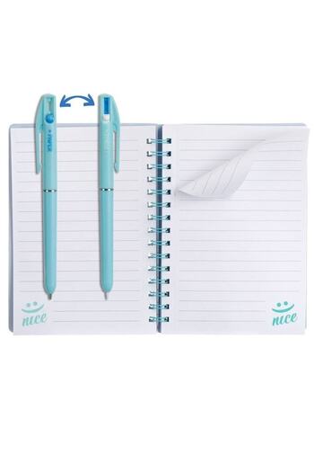 SHOPIENS Carnetel Notite A5 Fancy Ciel 80 File Spirala Coperta Dura LCD cu Pix Ecran Scris Magic