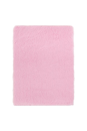 SHOPIENS Carnetel Notite A5 Hello Kitty Roz Fluffy 80 File Coperta Dura Pufoasa Pentru Fete Jurnal Scoala