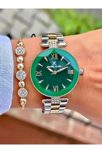 Daniel Klein Cut Glass 3 Atm Water Resistant Steel Band Suitable for Daily Use Women's Wristwatch