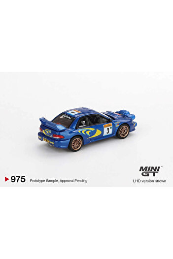 mini gt 1/64 Subaru Impreza Wrc98 1998 Rally Monte-Carlo 3Rd Place # 3
