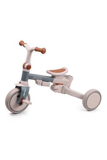 Milly Mally ZIPPY 5in1 tricycle Milly Mally, rotating seat, parental handle, foam wheels, 12 months+, Blue