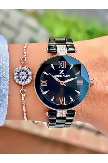 Daniel Klein Cut Glass 3 Atm Water Resistant Steel Band Suitable for Daily Use Women's Wristwatch