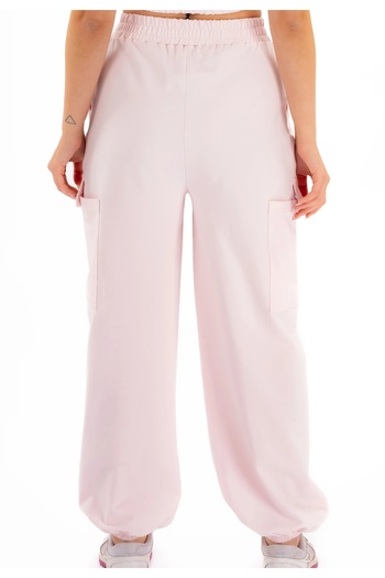 Chicest Moments Pants Cargo Pocket Elastic Leg Casual Fit