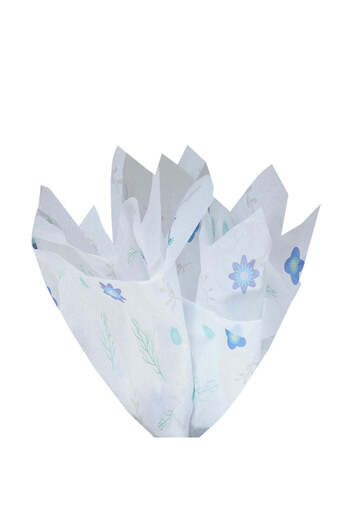 Papette Set of 50 pieces FLORAL tissue paper Model 1