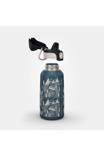 Decathlon Quechua Children's Outdoor Stainless Steel Flask - 0.6 L - Blue - 500