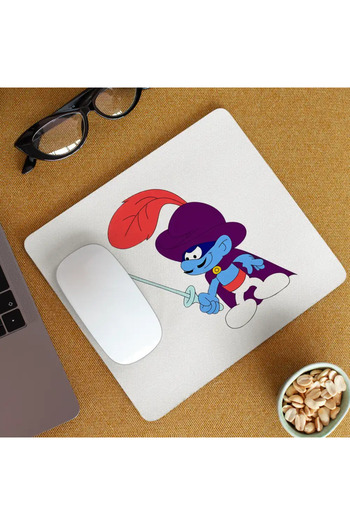 OEM Mousepad The Smurfs Zorro Spanish Swordsman