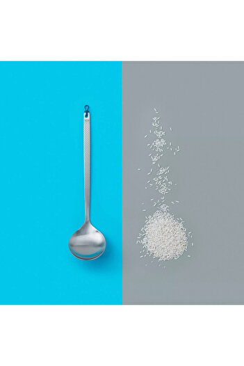 Tasty Serving spoon 678162, Comfortable modern handle, 30 cm, Stainless steel, Silver