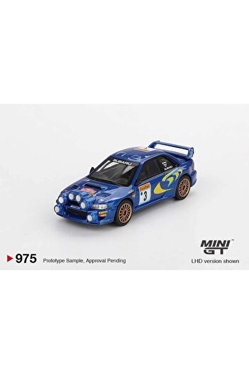 mini gt 1/64 Subaru Impreza Wrc98 1998 Rally Monte-Carlo 3Rd Place # 3
