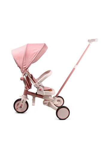 Milly Mally ZIPPY 5in1 tricycle Milly Mally, rotating seat, parental handle, foam wheels, 12 months+, Pink