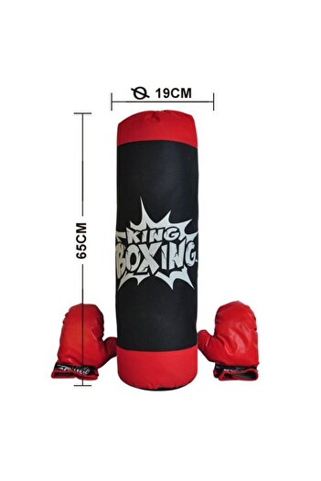 Toy Set de box pentru copii – sac de box de 65 cm cu mănuși incluse