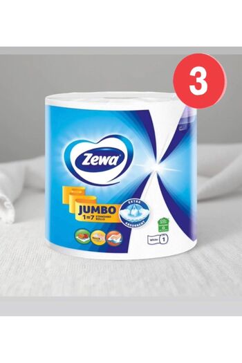Zewa 3 pcs - JUMBO KITCHEN ROLL