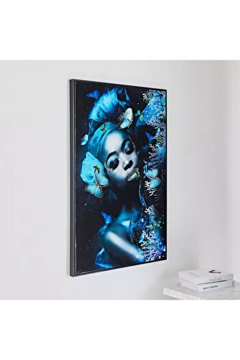 Generic Ercel Girl Framed High Glossy Surface Picture - 60x90x2.8 cm