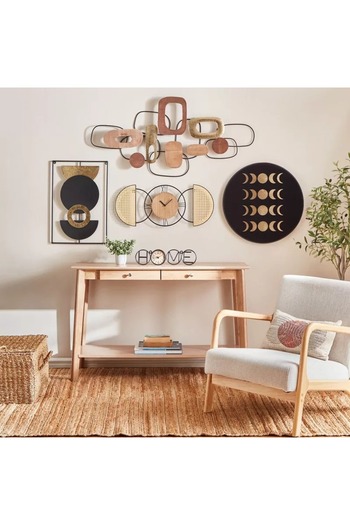 Generic Oliver Metal and Velvet Wall Art - 59x59x4 cm