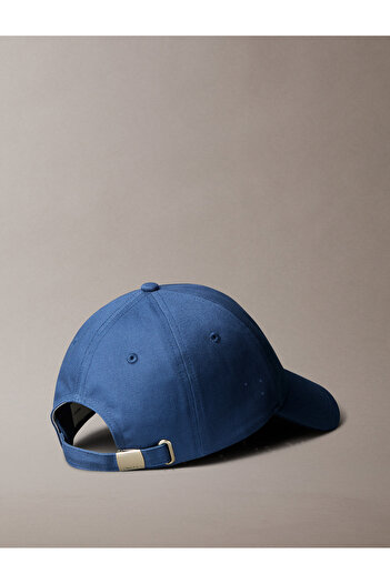 Calvin Klein Men Blue Jean Mono Logo Embro Cap