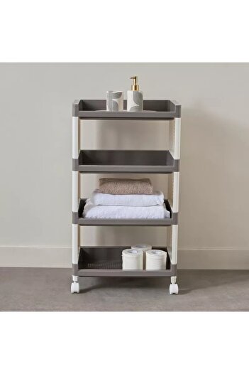 Generic Easystore 4-Tier Storage Rack with Wheels
