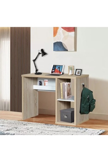 Generic Alford Islet Compact Study Desk with Open Shelf