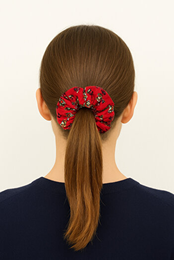 Flamingo Eşarp 2-Pack Scrunchie Elastic Buckle Navy Blue Yellow White Red