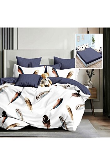 PATONE Finet bed linen, fitted sheet 180x200cm, 6 pieces, for double bed, RAH180-264