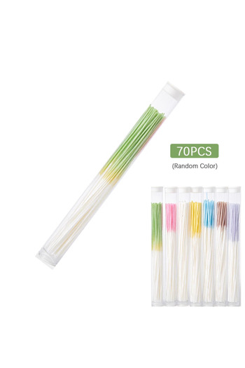 Choice1 70PCS 60/70/160pcs Pierced Ear Cleaning Herb Solution Paper Floss Hole Aftercare Tools Kit Disposabl