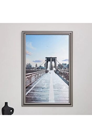 Generic Vivid Bridge Aluminum Framed Print - 80 x 120 cm