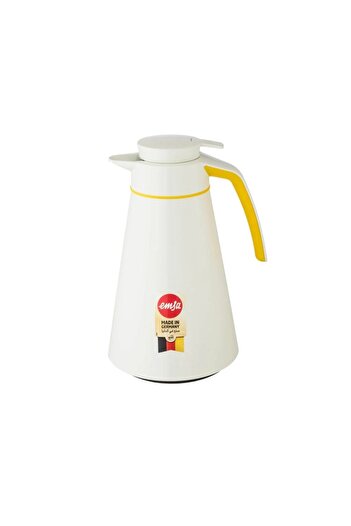 ORIAN Amza German Thermos 1.5L White and Yellow