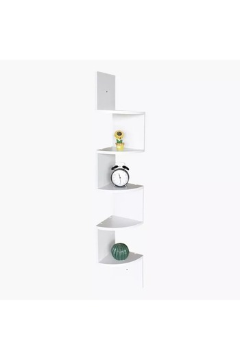 Generic Jazz Corner Long Wall Shelf