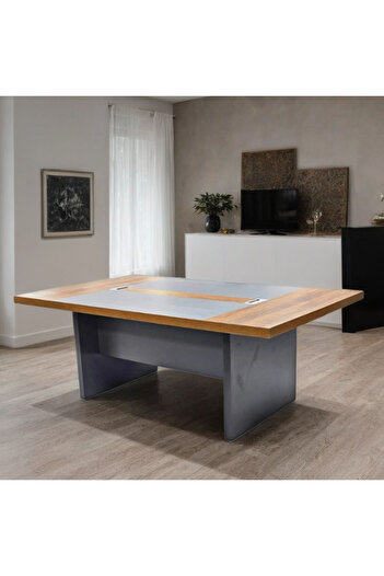 Tasamem Dafia 320 cm wooden meeting table