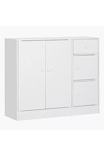 Generic Vanilla Cody One-Drawer, Four-Door Children's Dresser