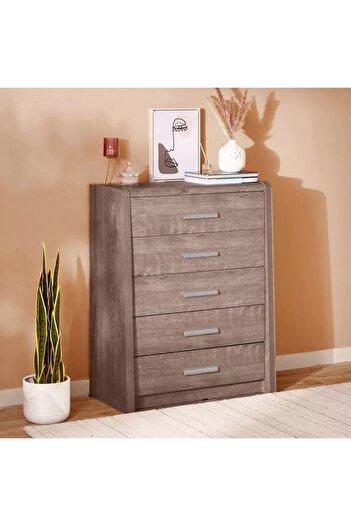 Generic 5-drawer curved chest