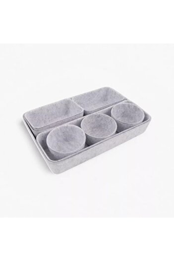 Generic مجموعة فلوريس لتنظيم الأدراج من اللباد، مكونة من 8 قطع