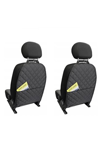 Metru Patrat Set 2 protectii auto matlasate cu organizator, pentru spatarul scaunului din fata, lavabile, imperme