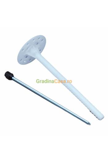 EUR LIMN polystyrene fixing dowels 10x260 mm metal nail