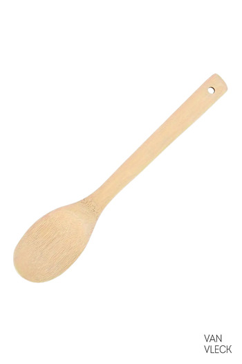 VAN VLECK Bamboo Spoon and Spatula Set – Natural, Durable, Kitchen Cooking Set