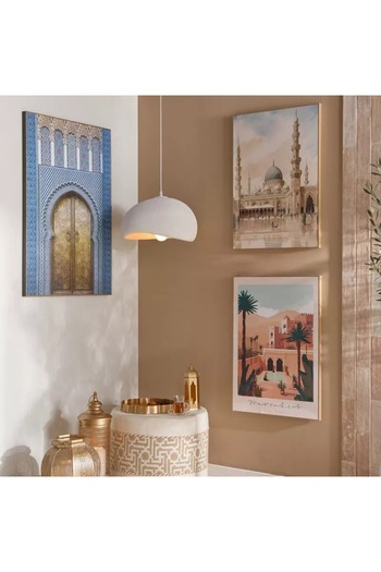 Generic Iqra Samra Marrakesh Framed Painting with Glossy Finish - 50 x 70 x 2.8 cm