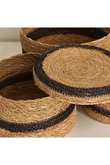 Generic Naturaloom 3-Piece Round Organizing Box Set