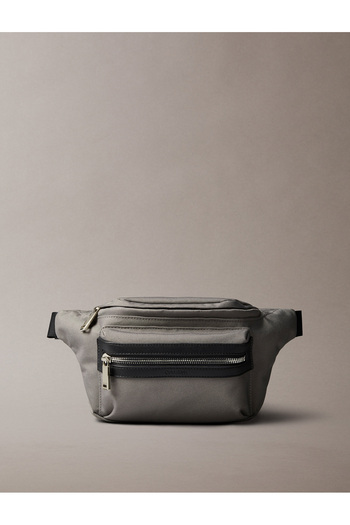 Calvin Klein Men Granite Gray Contrast Waistbag