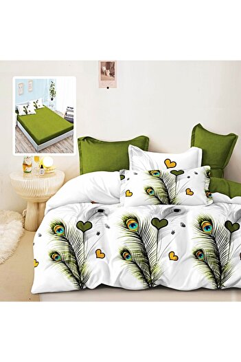 PATONE Finet bed linen, fitted sheet 160x200cm, 6 pieces, for double bed, RAH160-307