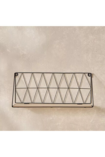Generic Sera Foldable Metal Wall Shelf with MDF Board - 48x13x20 cm