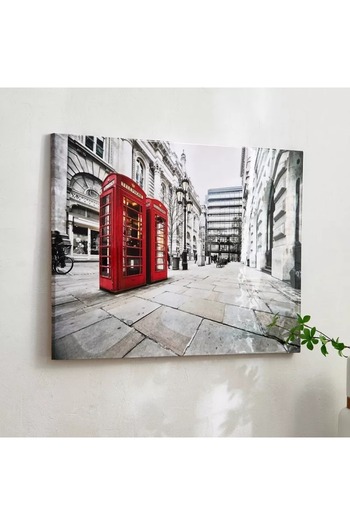 Generic Nairobi Calling Booth Hand Painted Glossy Wall Plaque - 70 x 50 x 1.8 cm