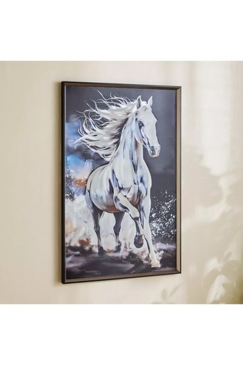 Generic Vividly colored framed aluminum print, hand-painted - 80 x 120 cm