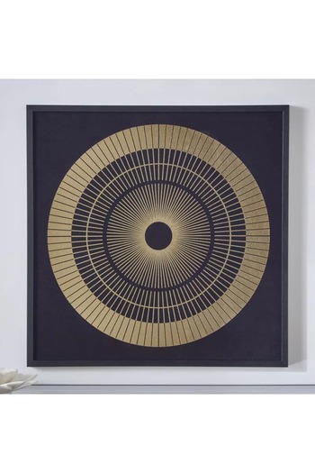 Generic Sonnet Framed Canvas with Metallic Paper - 60x60x2.5 cm