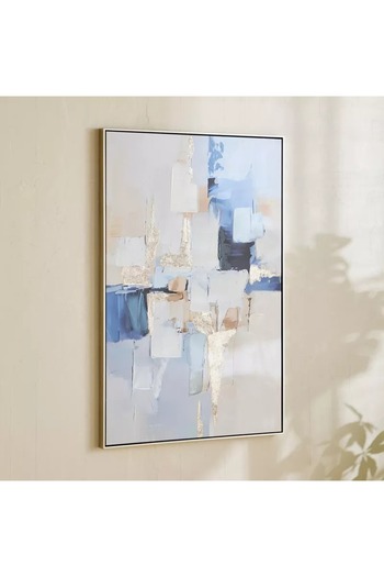 Generic Hand-painted abstract art painting with a bright frame - 80 x 120 cm