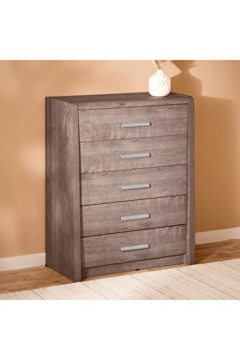 Generic 5-drawer curved chest