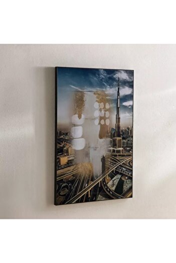 Generic Framed Fossil Horizon Picture - 60x90x2.5 cm
