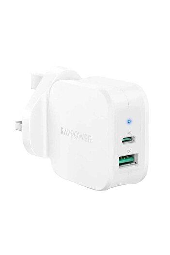 RavPower RP-PC148 20W PD 2-Port Wall Charger white