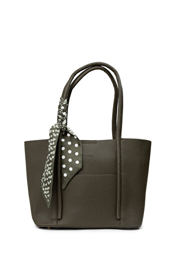 Deery Khaki Women's Shoulder and Hand Bag