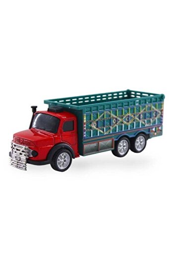Toybox Die Cast Truck Vehicle Mini Pull Back Model Toy Truck Playset