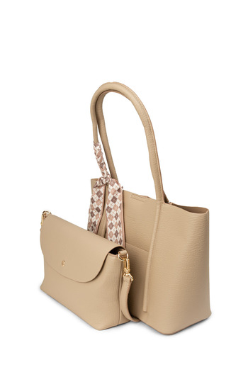 Deery Mink Color Women's Shoulder and Hand Bag